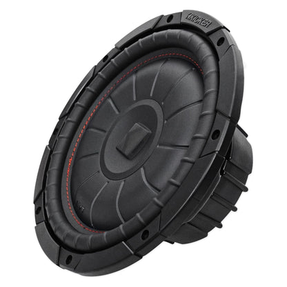 (2) Kicker 43CVT102 COMPVT 10" 1600w Shallow Subwoofers+Sealed Sub Box Enclosure