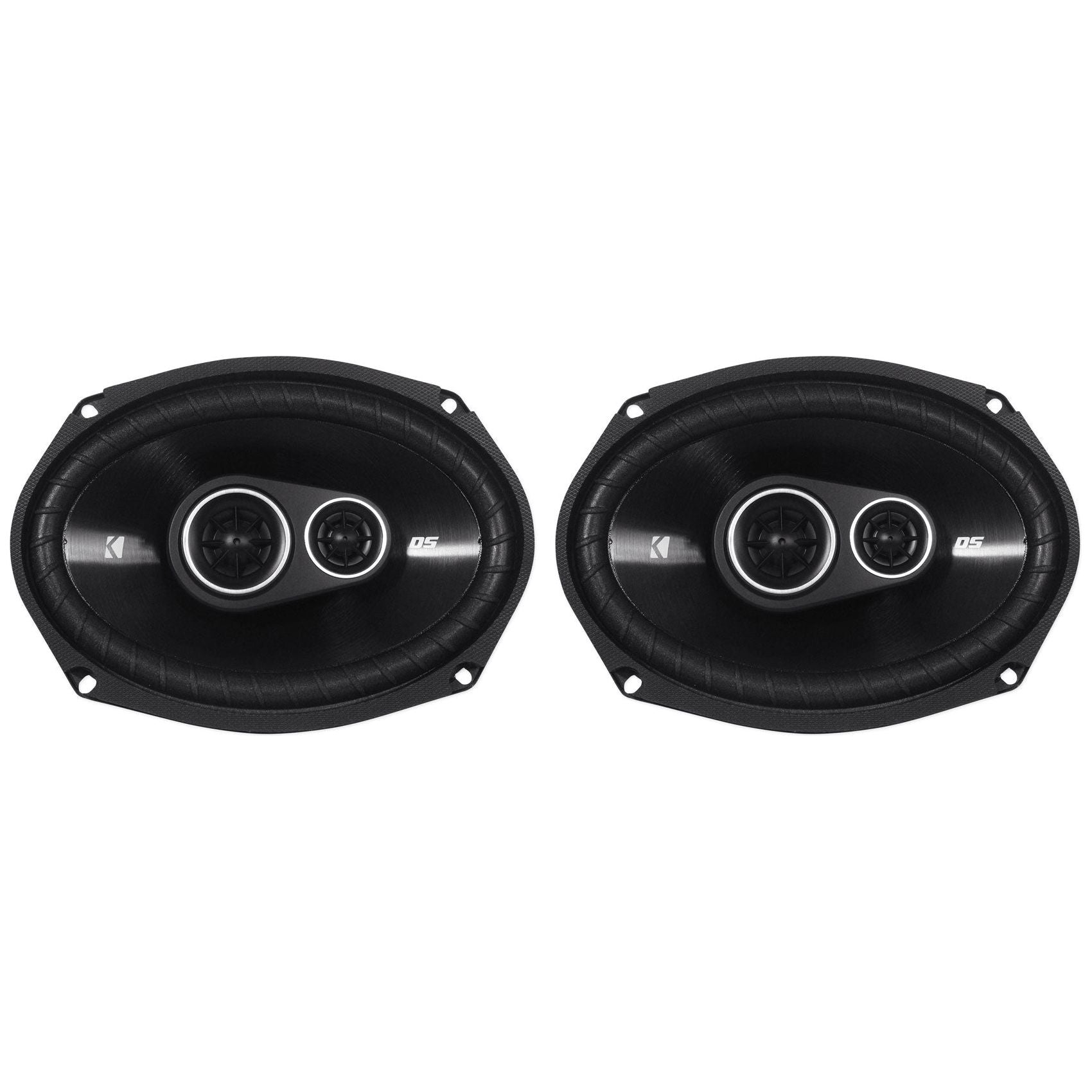 (2) Kicker 43DSC69304 DSC6930 6x9 360w 3-Way Car Speakers+(2) Enclosures DS693