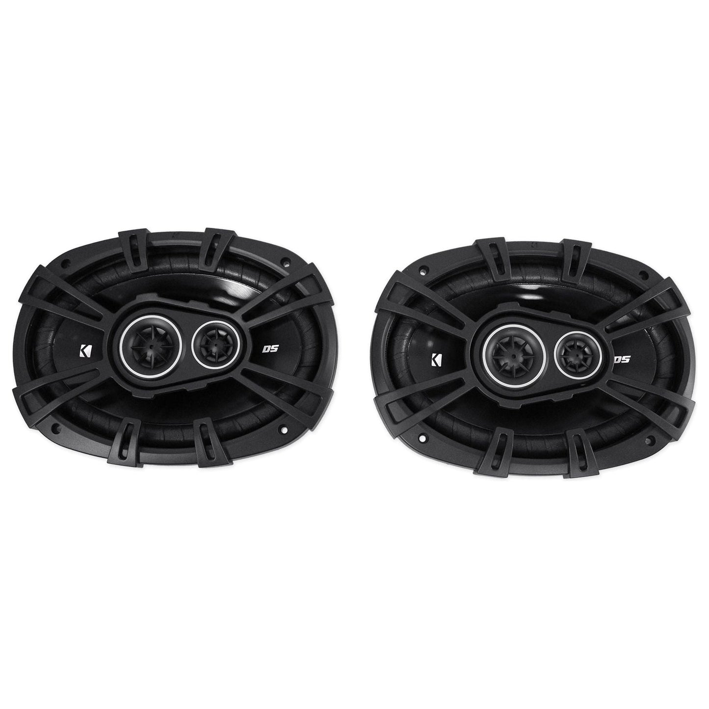 (2) Kicker 43DSC69304 DSC6930 6x9 360w 3-Way Car Speakers+(2) Enclosures DS693