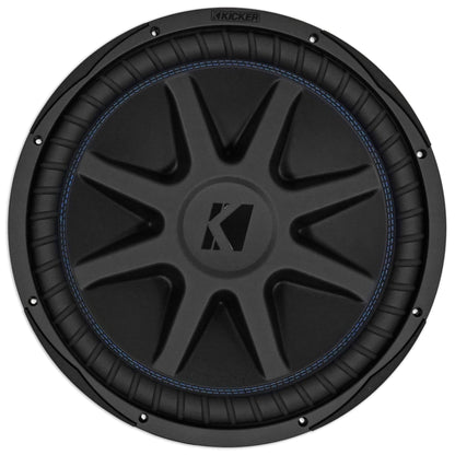 (2) Kicker 44CVX154 Comp VX CVX 15" 2000w RMS Car Subwoofers+Amplifier+Amp Kit