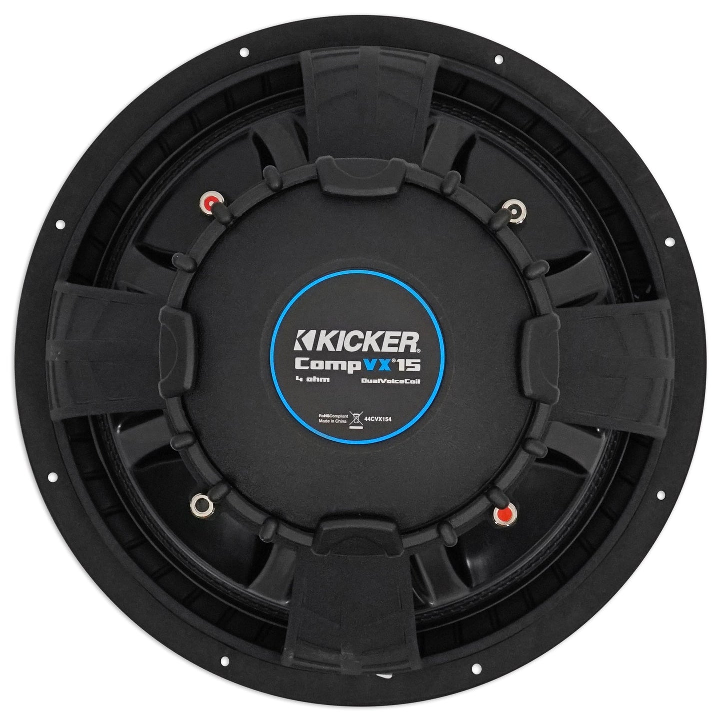 (2) Kicker 44CVX154 Comp VX CVX 15" 2000w RMS Car Subwoofers+Amplifier+Amp Kit