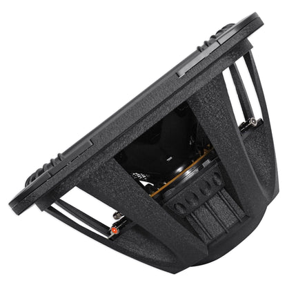 (2) Kicker 44L7S152 15" 4000 Watt Solobaric L7S Subwoofers+Amp+Sub Box+Wire Kit