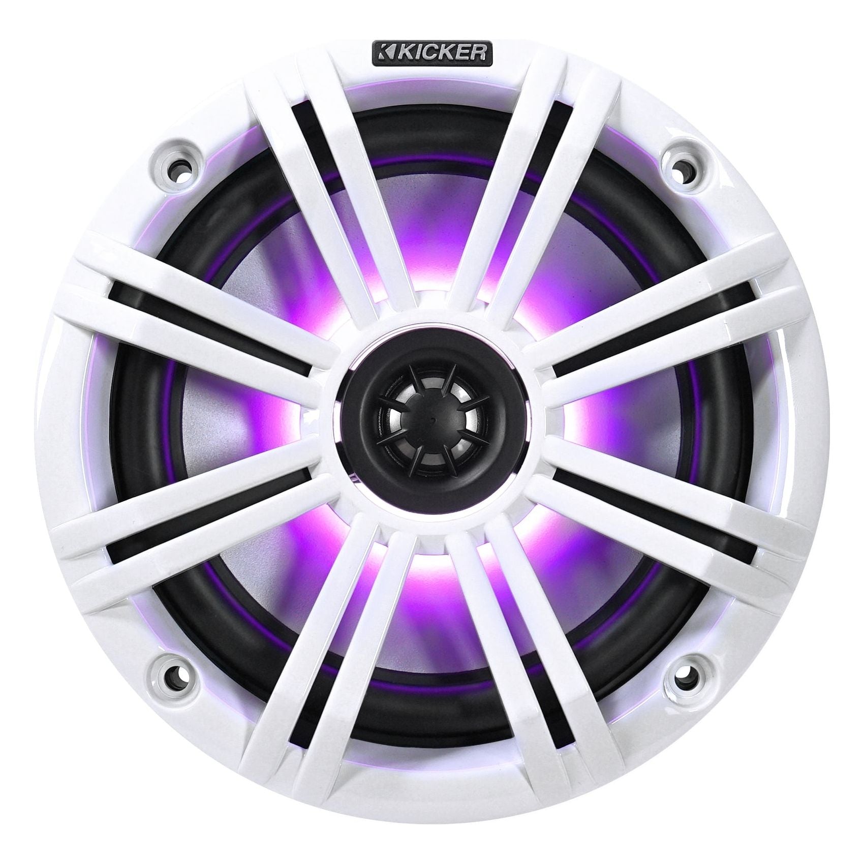 (2) KICKER 45KM654L 6.5" 390w LED Tower Speakers+2-Ch Amplifier For RZR/ATV/UTV