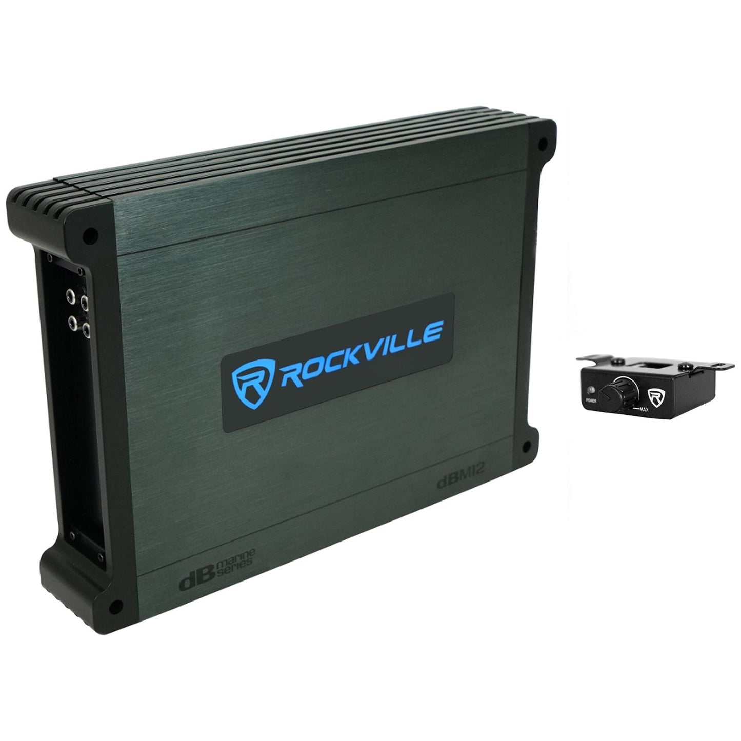 (2) KICKER 45KMF104 10" 350w Free-Air Marine Boat Subwoofers+Amplifier+Amp Kit