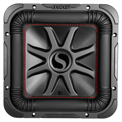 (2) KICKER 45L7R102 10" 2000w L7R Solo-Baric Subwoofers+Enclosure Box+Amplifier