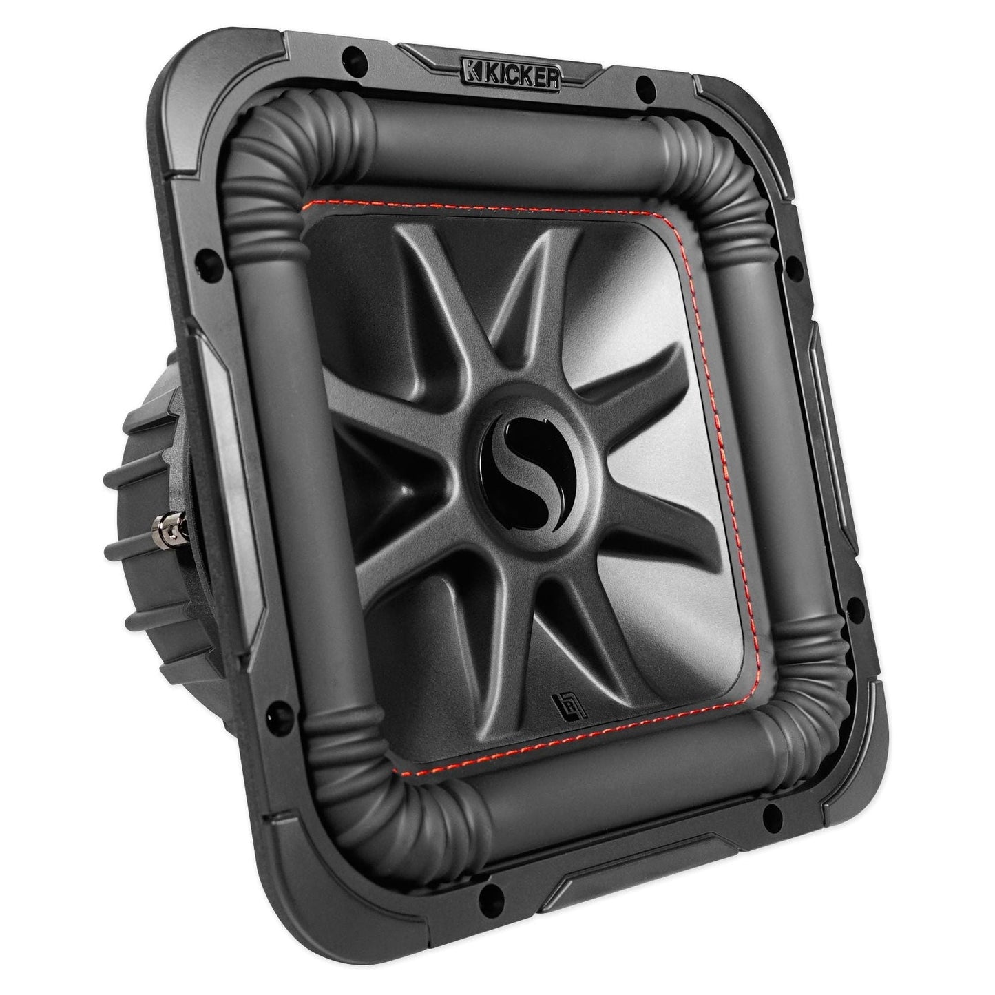 (2) KICKER 45L7R102 10" 2000w L7R Solo-Baric Subwoofers+Enclosure Box+Amplifier