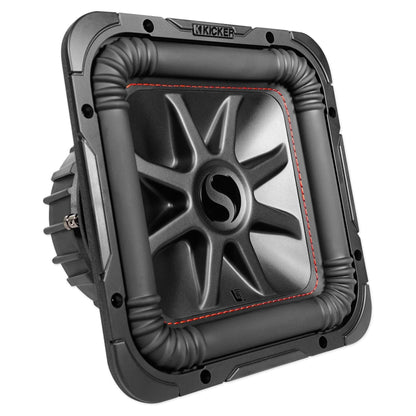 (2) KICKER 45L7R102 10" 2000w L7R Solo-Baric Subwoofers+Enclosure Box+Amplifier