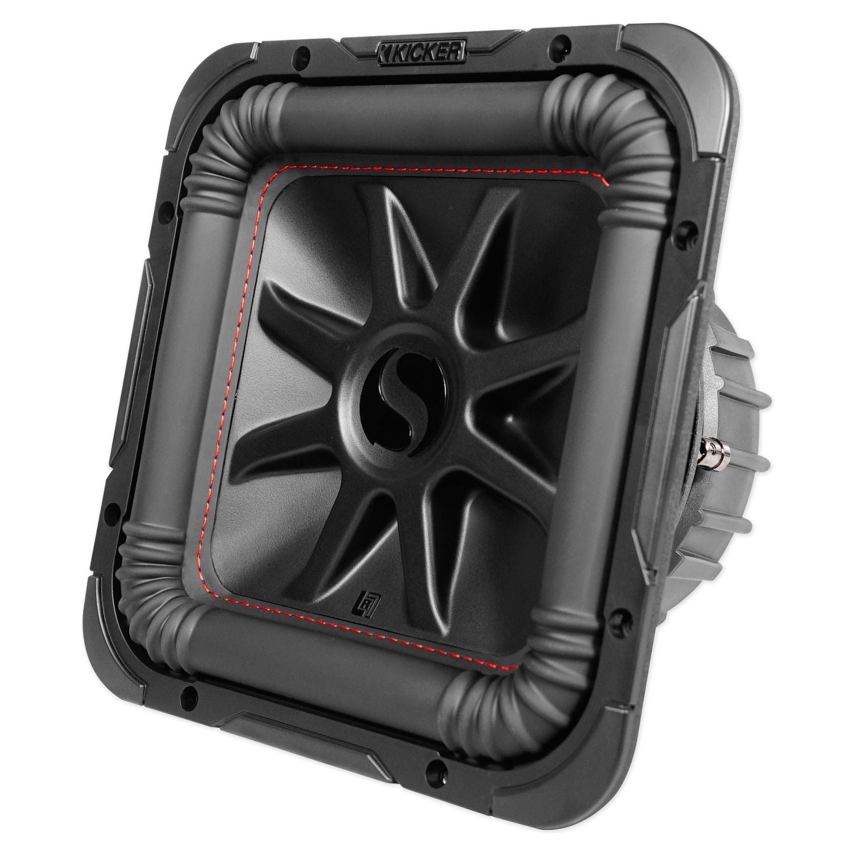 (2) KICKER 45L7R102 10" 2000w L7R Solo-Baric Subwoofers+Enclosure Box+Amplifier