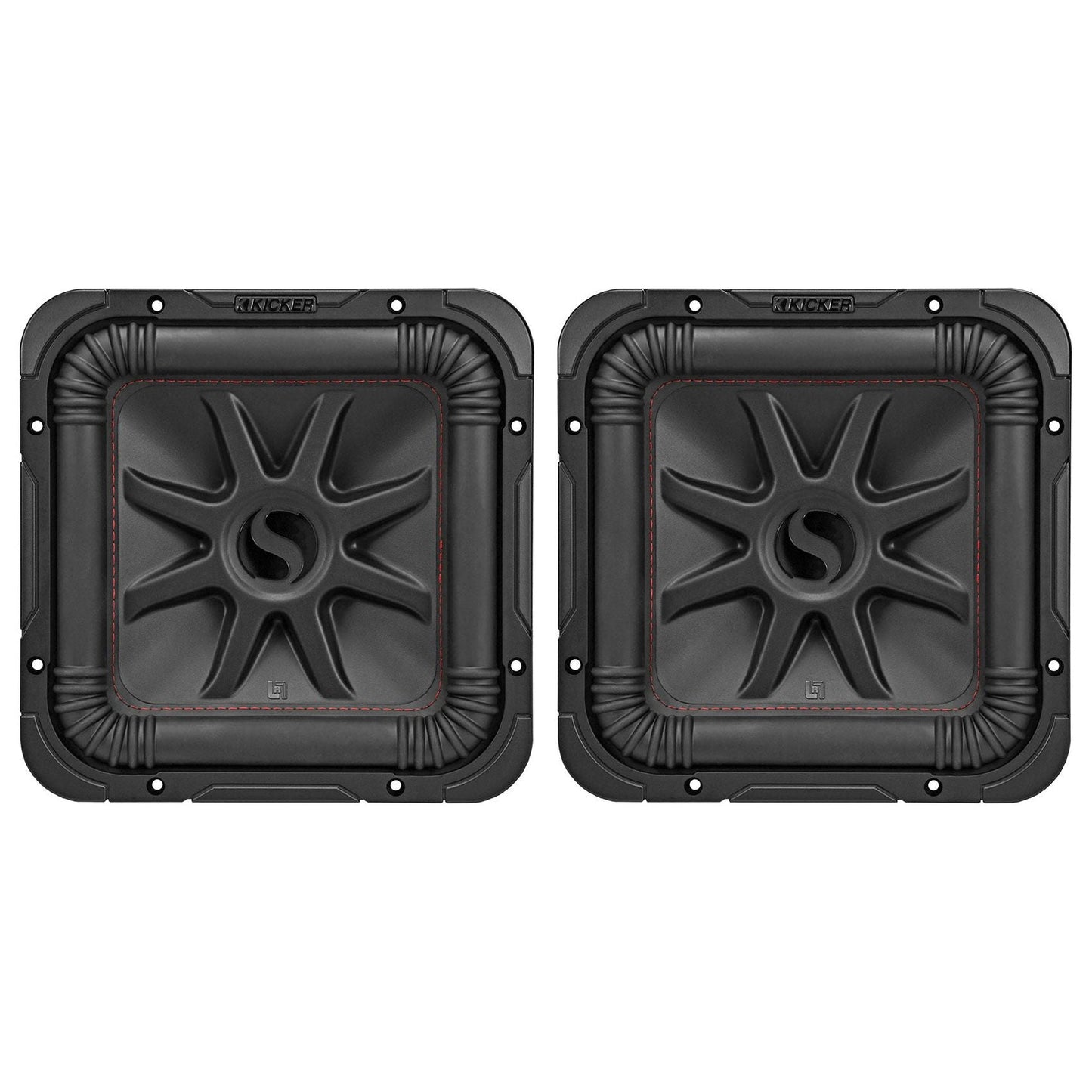 (2) KICKER 45L7R104 10" 2000 Watt L7R Car Subwoofers, Solo-Baric Subs L7R104 DVC