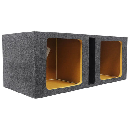 (2) KICKER 45L7R124 12" 2400w L7R Subwoofers Solo-Baric+Vented Sub Box Enclosure