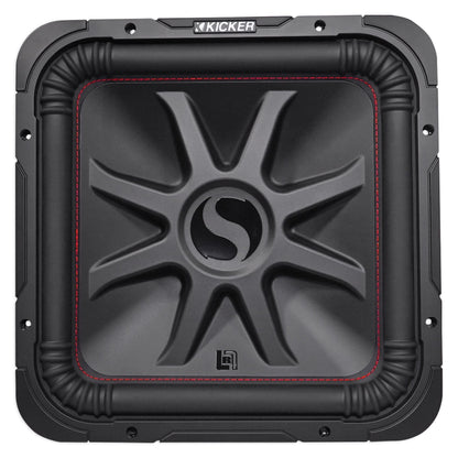 (2) KICKER 45L7R152 15" 3600w L7R Car Subwoofers+Mono Amplifier+Amp Kit L7R152