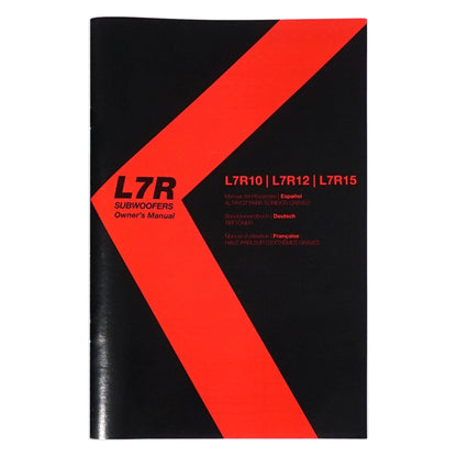 (2) KICKER 45L7R154 15" 3600w L7R Car Subwoofers+Vented Sub Box Enclosure L7R154