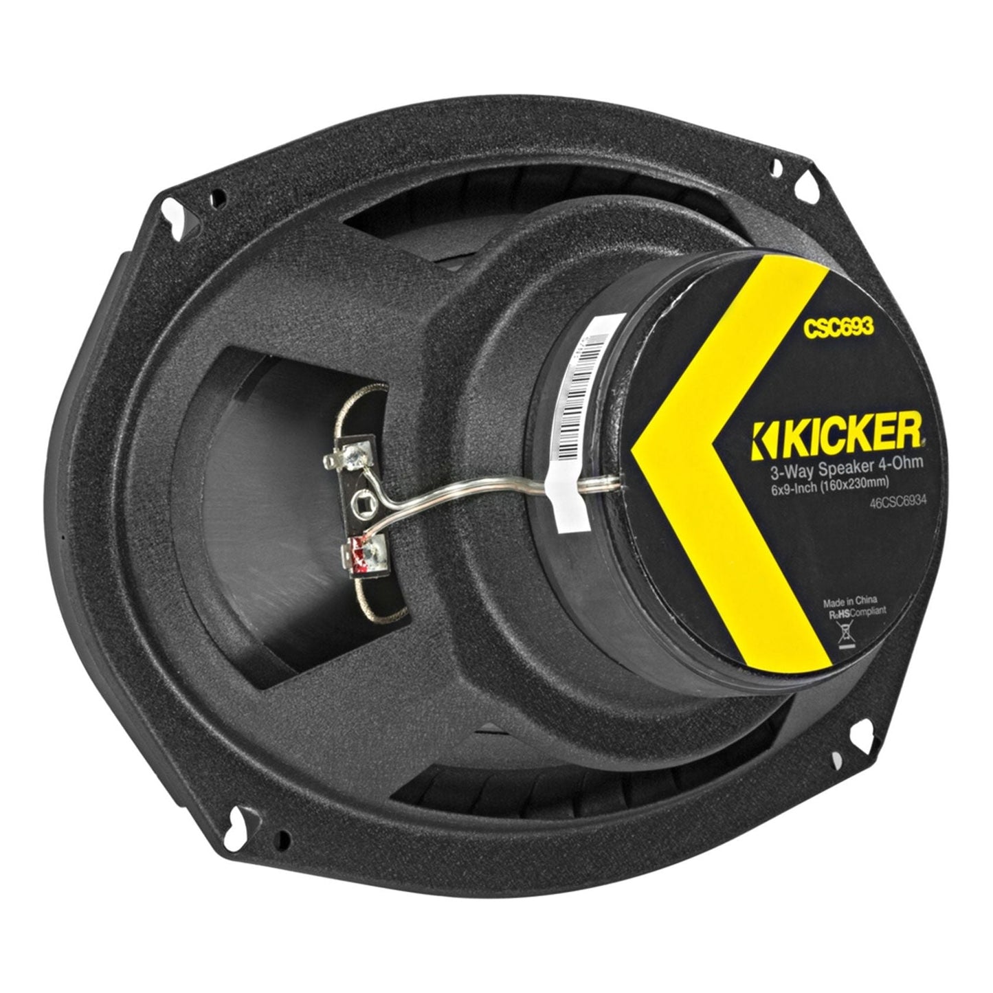 (2) Kicker 46CSC654 6.5"+(2) Kicker 46CSC6934 6x9" Car Audio Speakers + Rockmat