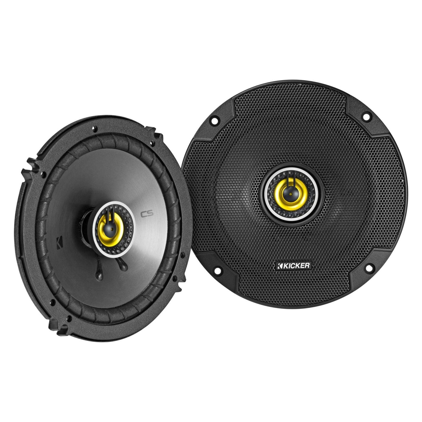 (2) Kicker 46CSC654 6.5"+(2) Kicker 46CSC6934 6x9" Car Audio Speakers + Rockmat