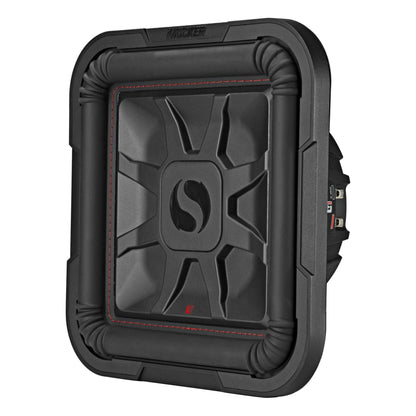 (2) KICKER 46L7T122 12" 1200w L7T Subwoofers Solo-Baric Subs+Amp+Vented Sub Box