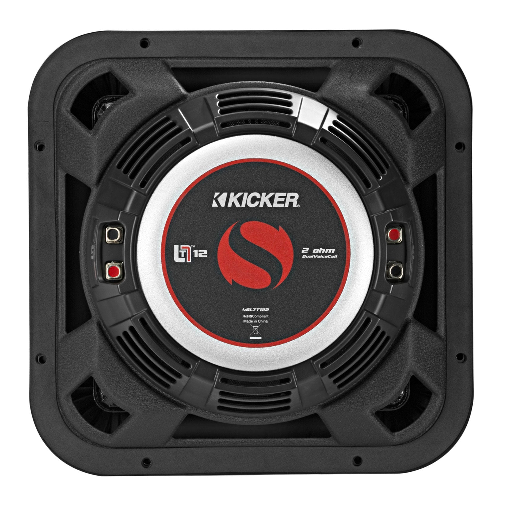 (2) KICKER 46L7T122 12" 1200w L7T Subwoofers Solo-Baric Subs+Amplifier+Amp Kit
