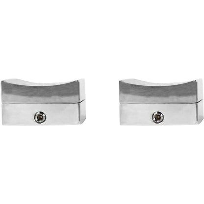 MAC525S 5.25" Chrome Wakeboard Pods 2-Pack + 360° Swivel Clamps Bundle