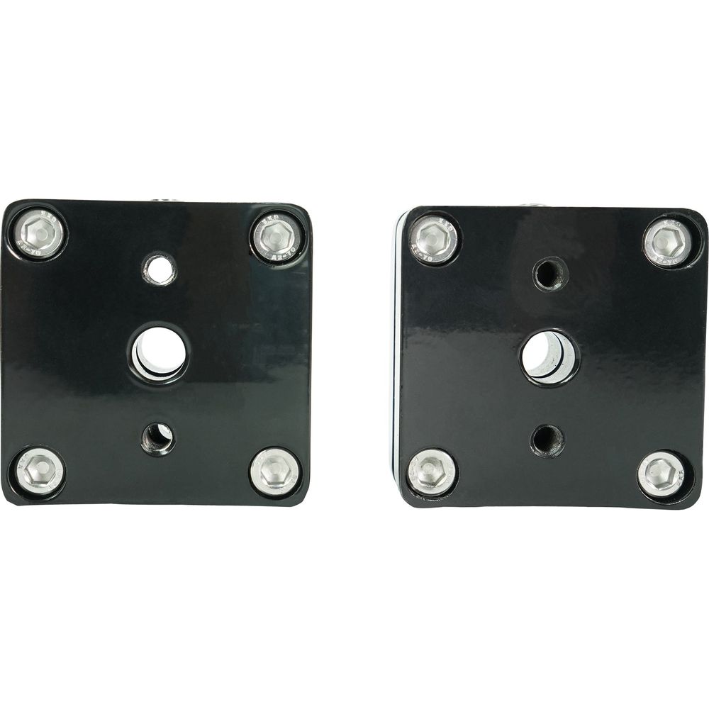 MAC525B 5.25" Black Wakeboard Pods 2-Pack + 360° Swivel Clamps Bundle