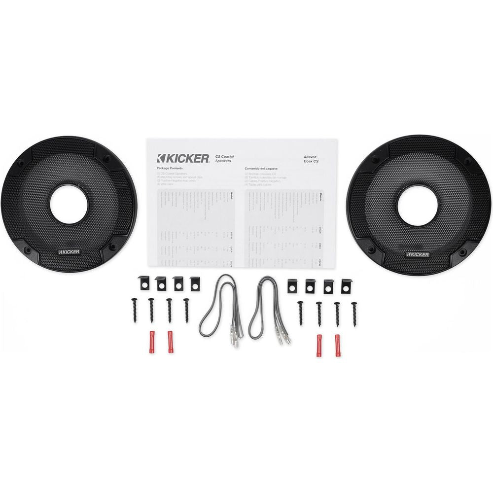 MAC525B 5.25" Black Wakeboard Pods 2-Pack + 360° Swivel Clamps Bundle