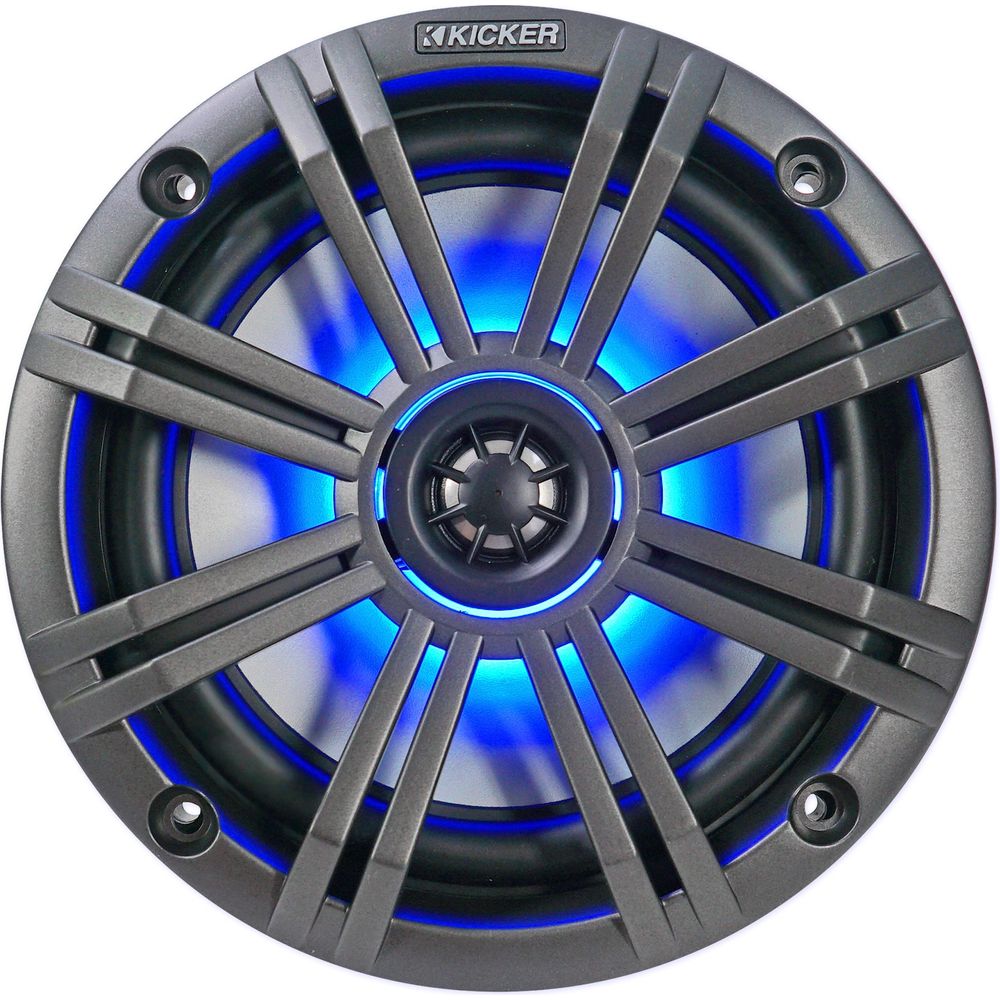 MAC65B Black 6.5" Tower Speaker Pods 2-Pack + 6.5" LED Marine Speakers Bundle
