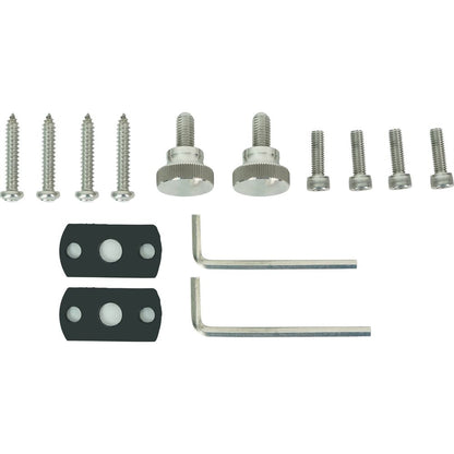 MAC65W White 6.5" Tower Speaker Pods 2-Pack + MAC360W Swivel Clamps Bundle