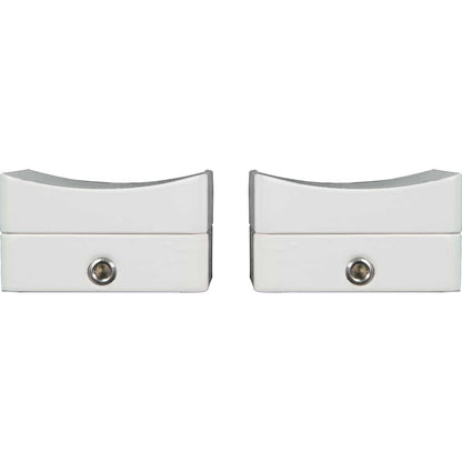 MAC80W White 7.7" Tower Speaker Pods 2-Pack + MAC360W Swivel Clamps Bundle