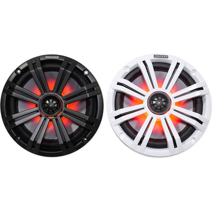 MAC80W White 7.7" Tower Speaker Pods 2-Pack + MAC360W Swivel Clamps Bundle