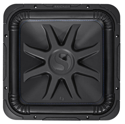(2) Kicker L7S154 15" 4000w Solo Baric L7 Car Subwoofers+Vented Sub Box+Wire Kit