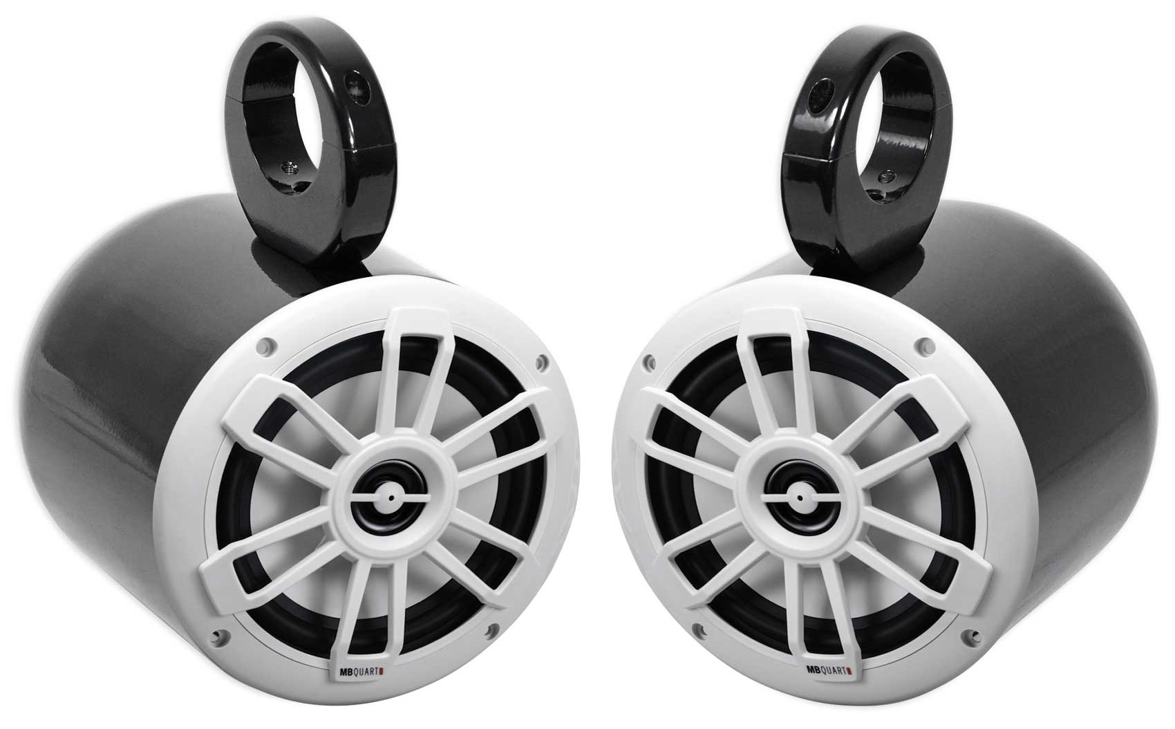 (2) MB QUART NF1-116 6.5" 80 Watt Marine Wakeboard Tower Speakers For Boat