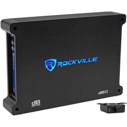 (2) MTX 3510-04S 10" 1200 Watt Shallow Slim Subwoofers Subs+Amplifier+Amp Kit