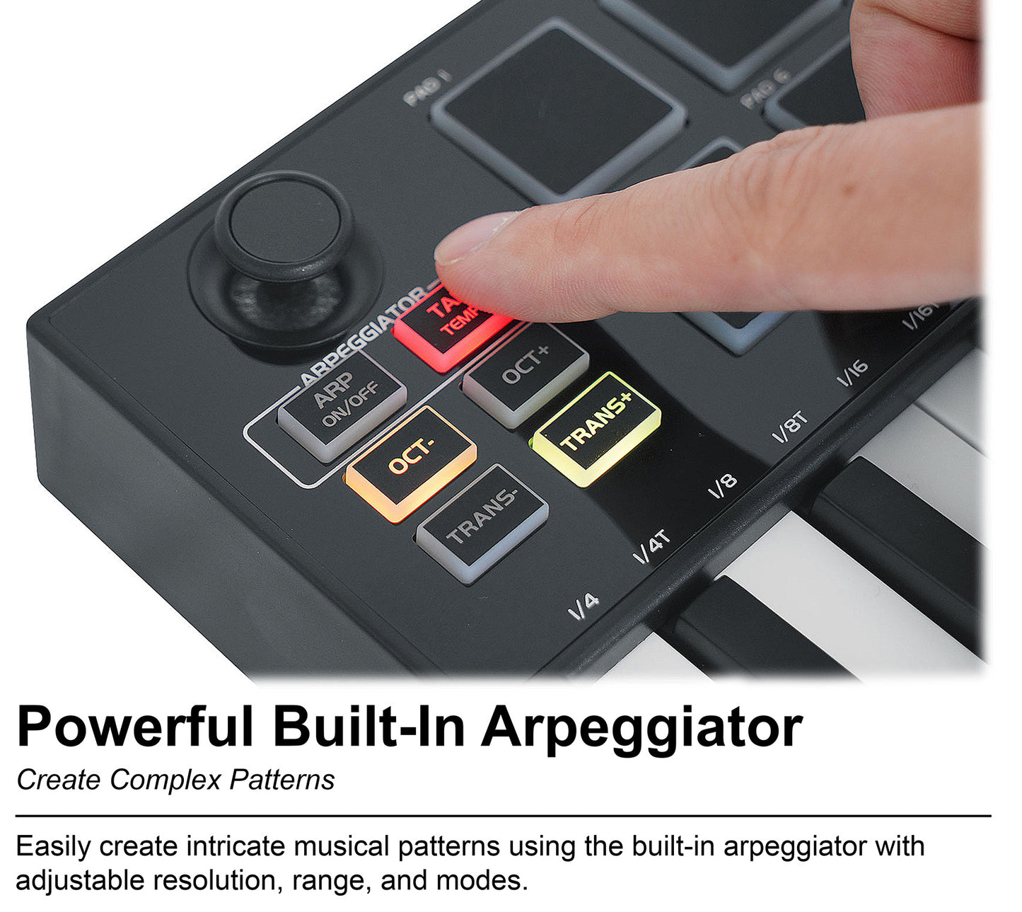 M25 Black Wireless MIDI Keyboard 25-Key + PRO‑M50 Headphones Bundle