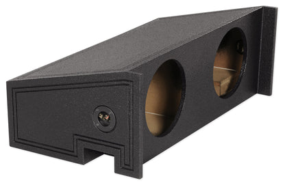 Dual 10" Sealed Subwoofer Sub Box Bed Lined Enclosure For Jeep Wrangler 1997-02