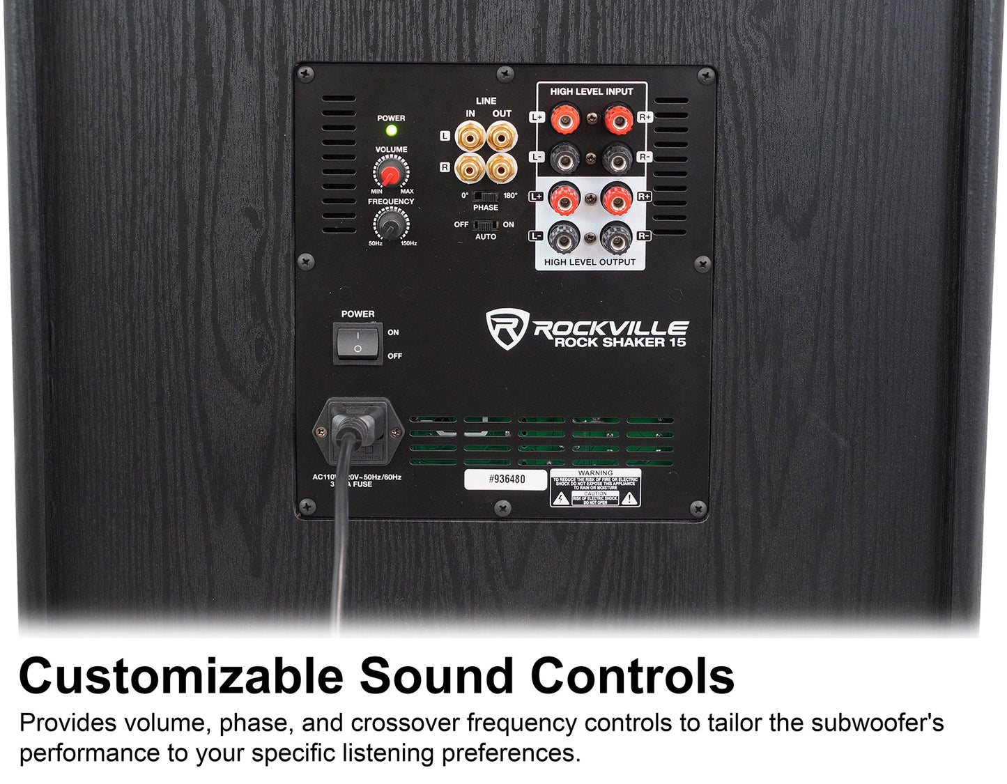 ROCK SHAKER 15 BLACK [Used]