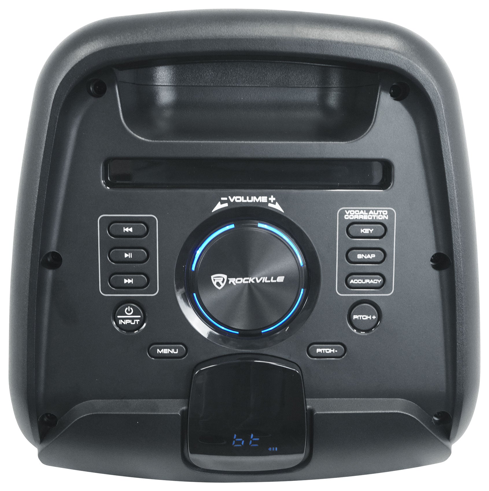 ROCK PARTY 9 Party Speaker Karaoke Bundle with 2 Microphones