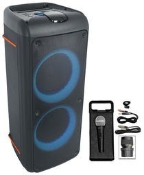 ROCK PARTY 9 Party Speaker Karaoke Bundle
