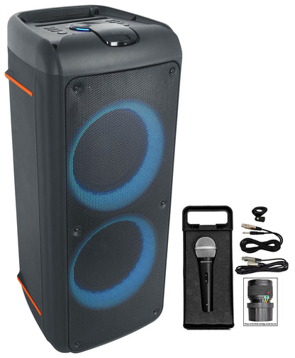 ROCK PARTY 9 Party Speaker Karaoke Bundle