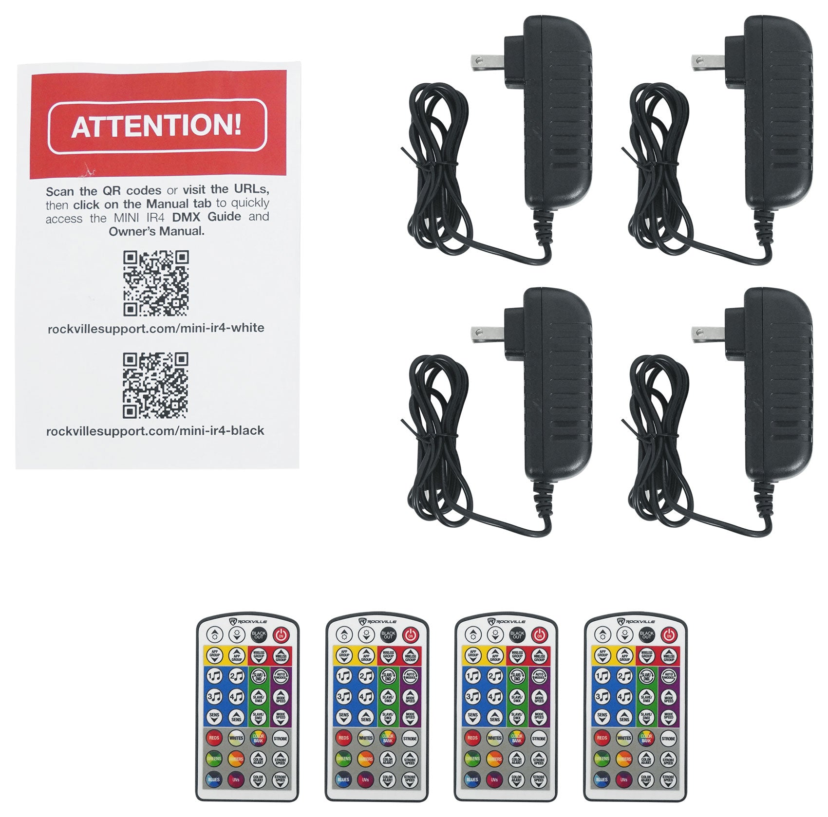 4 PACK MINI IR4 BLACK