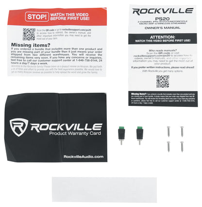 PS20 Micro Amplifier + RWK8ATV 8GA Amp Kit Bundle