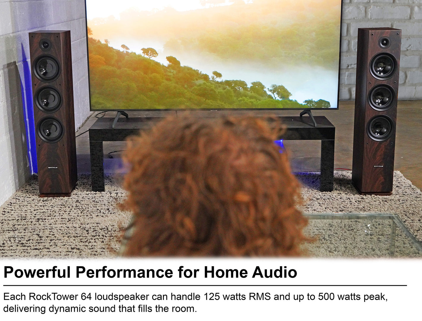 RockTower 64D Dark Wood 2-Pack + BLUAMP 150 Bundle