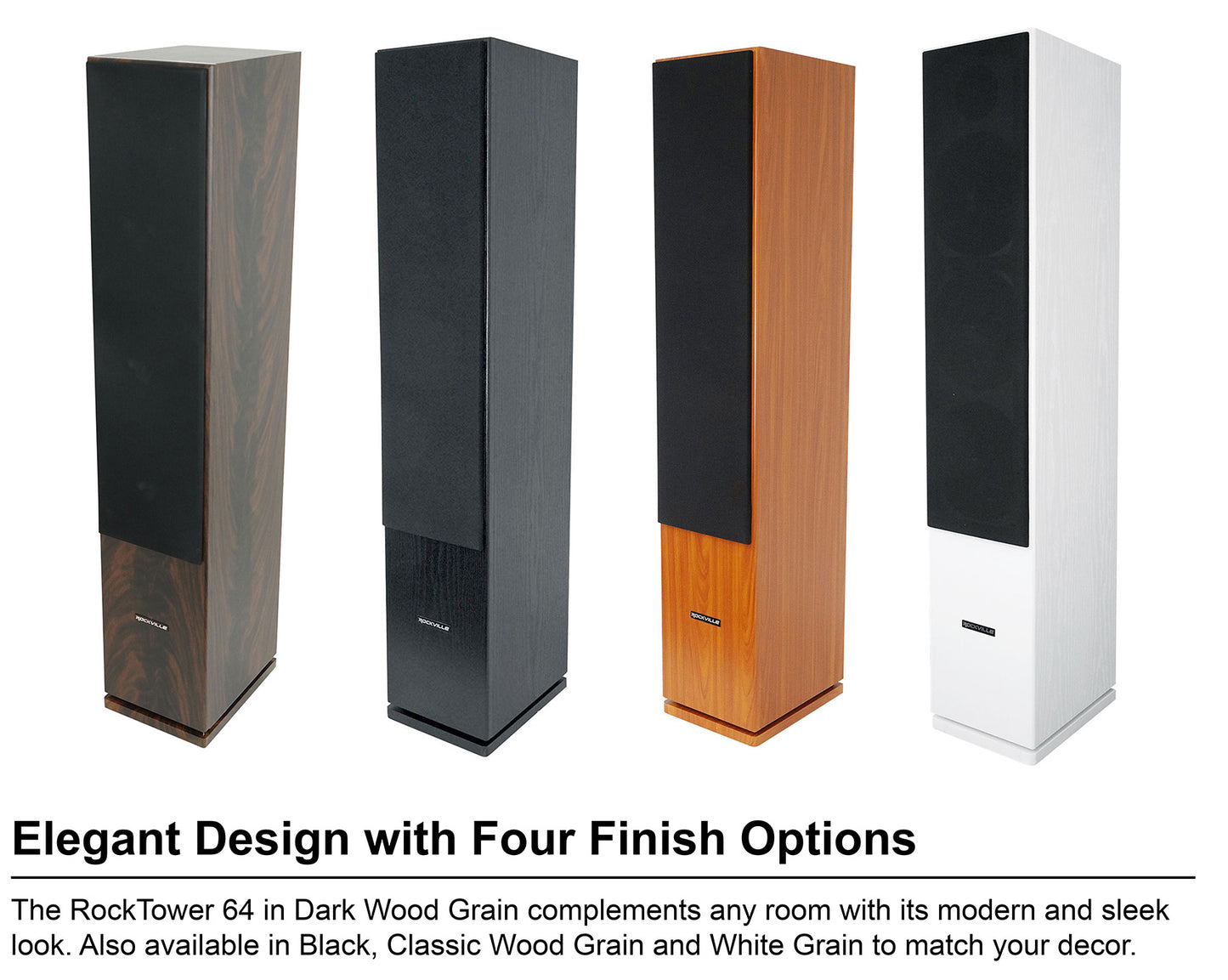 RockTower 64D Dark Wood 2-Pack + BLUAMP 150 Bundle