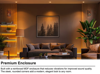 BLUAMP 150 + RockShelf 54D Dark Wood 4-Ohm Bundle