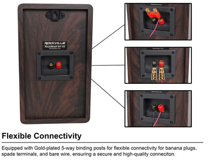 BLUAMP 150 + RockShelf 64D Dark Wood 4-Ohm Bundle