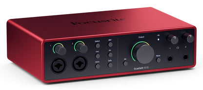 Focusrite SCARLETT 16I16 4G 4th Gen Audio Recording Interface+2) Headphones+Mics