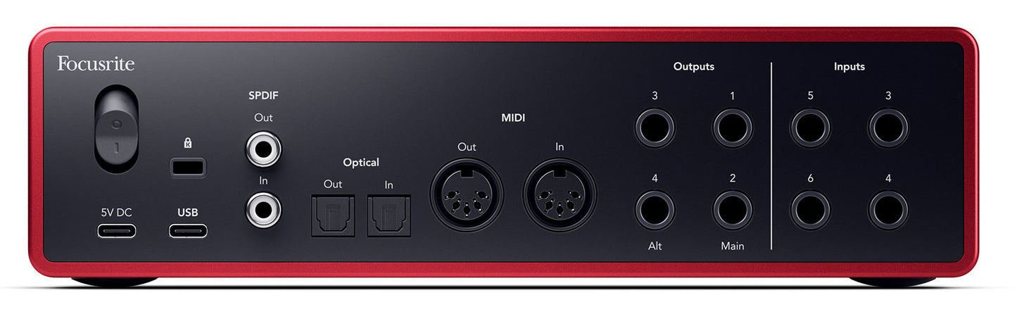Focusrite SCARLETT 16I16 4G 4th Gen Audio Recording Interface+2) Headphones+Mics