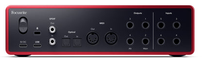 Focusrite SCARLETT 16I16 4G 4th Gen Audio Recording Interface+2) Headphones+Mics