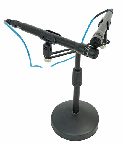 RVMIC4 V2 Mic Stand + ACC‑DM Dual Adapter Bundle