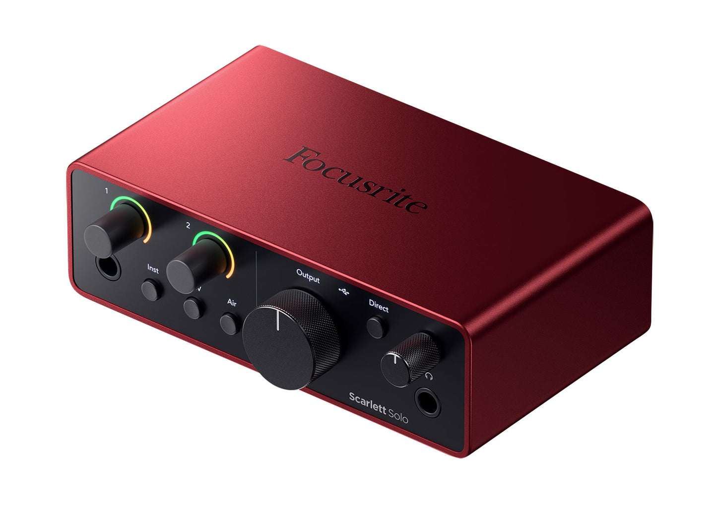 Focusrite Scarlett Solo 4th Gen USB Recording Kit w/Controller+Mic+Headphones