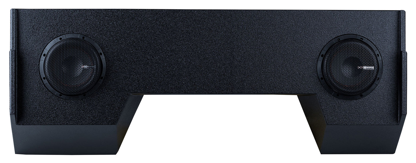 Memphis MJME19RAM8D1 V2 8" Subs+Enclosure Fits 19 & Up RAM Crew Cab+Home Speaker