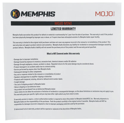 Memphis MJME19RAM8D1 V2 8" Subs+Enclosure Fits 19 & Up RAM Crew Cab+Home Speaker