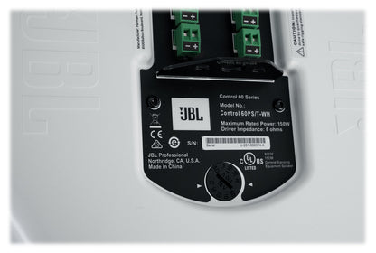 2) JBL Control 60PS/T C60 Commercial 70v White Pendant Subwoofers+Amp C60PS/T-WH
